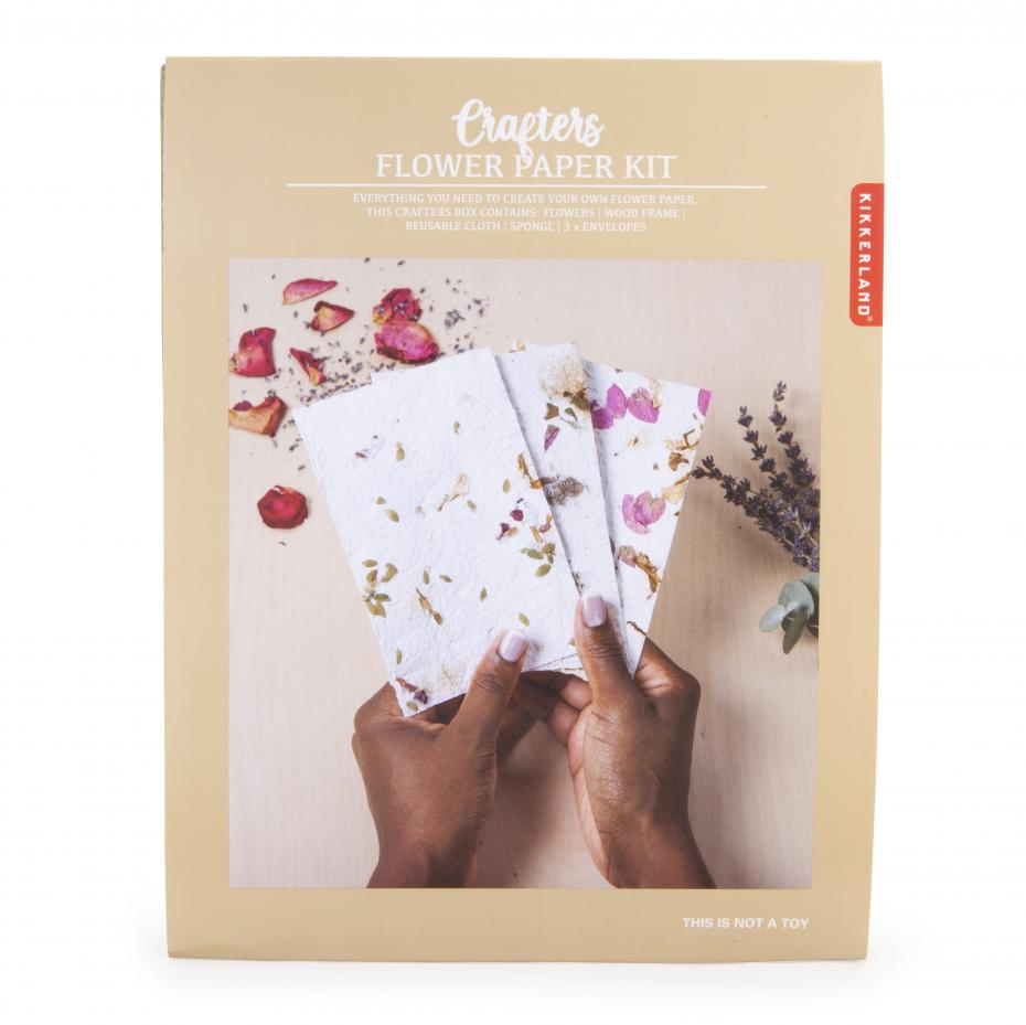 Crafter Flower Paper Kit - Packaging